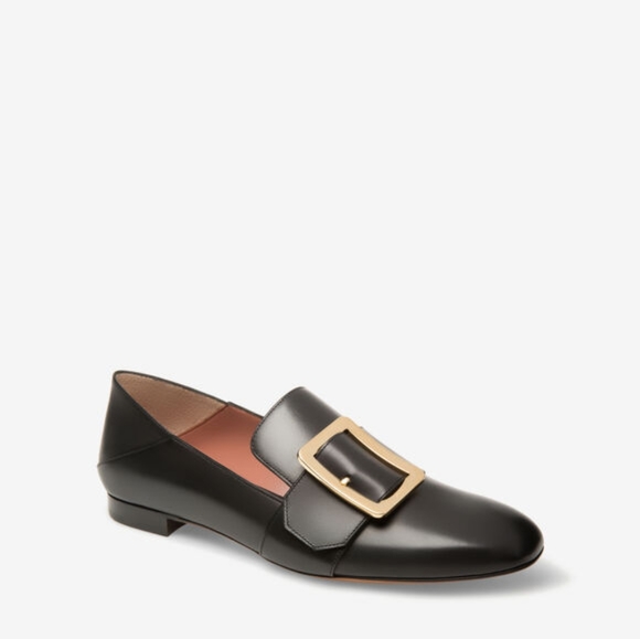 Bally Janelle Black Loafers 38 - Picture 3 of 16